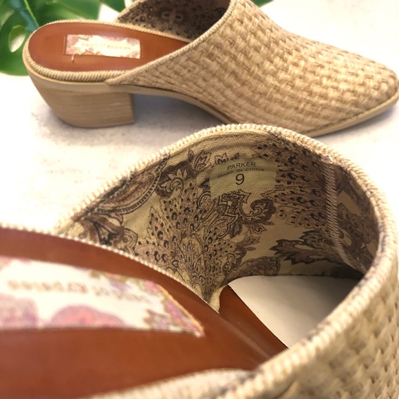 Band of Gypsies Parker Sand Woven Mule NWT Size 9 - Picture 6 of 7